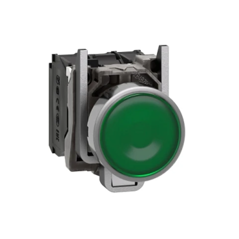 Harmony XB4 - Pulsador luminoso led 24v na+nc verde modelo XB4BW33B5
