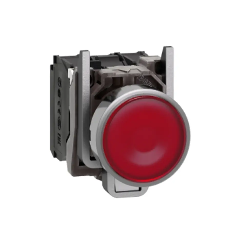 Harmony XB4 - Pulsador luminoso led 24v na+nc rojo modelo XB4BW34B5 1