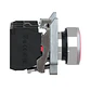 Harmony XB4 - Pulsador luminoso led 24v na+nc rojo modelo XB4BW34B5 - Miniatura 2