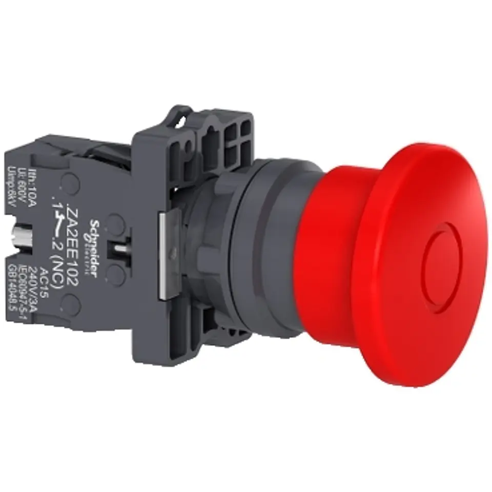 PARADA DE EMERGENCIA SCHNEIDER DE 22MM MODELO XA2ET42 1