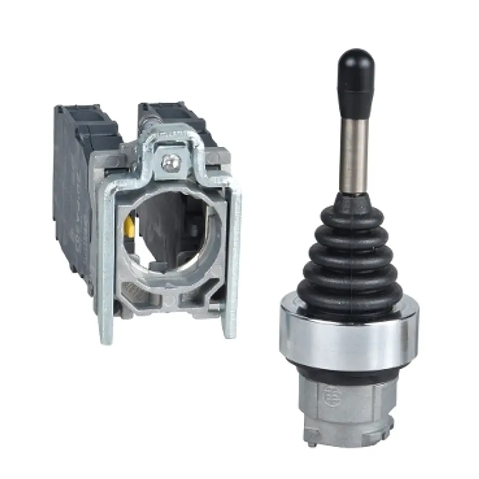 JOYSTICK SCHNEIDER  22 mm METALICO 5 posiciones en 4 direcciones - NA MODELO XD4PA24 1