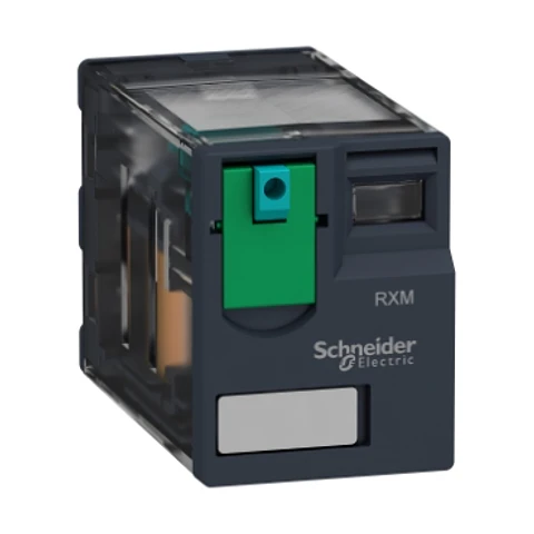Rele miniatura SCHNEIDER - 24 V DC - 10 A - 4 C/O  MODELO RXM4AB1BD