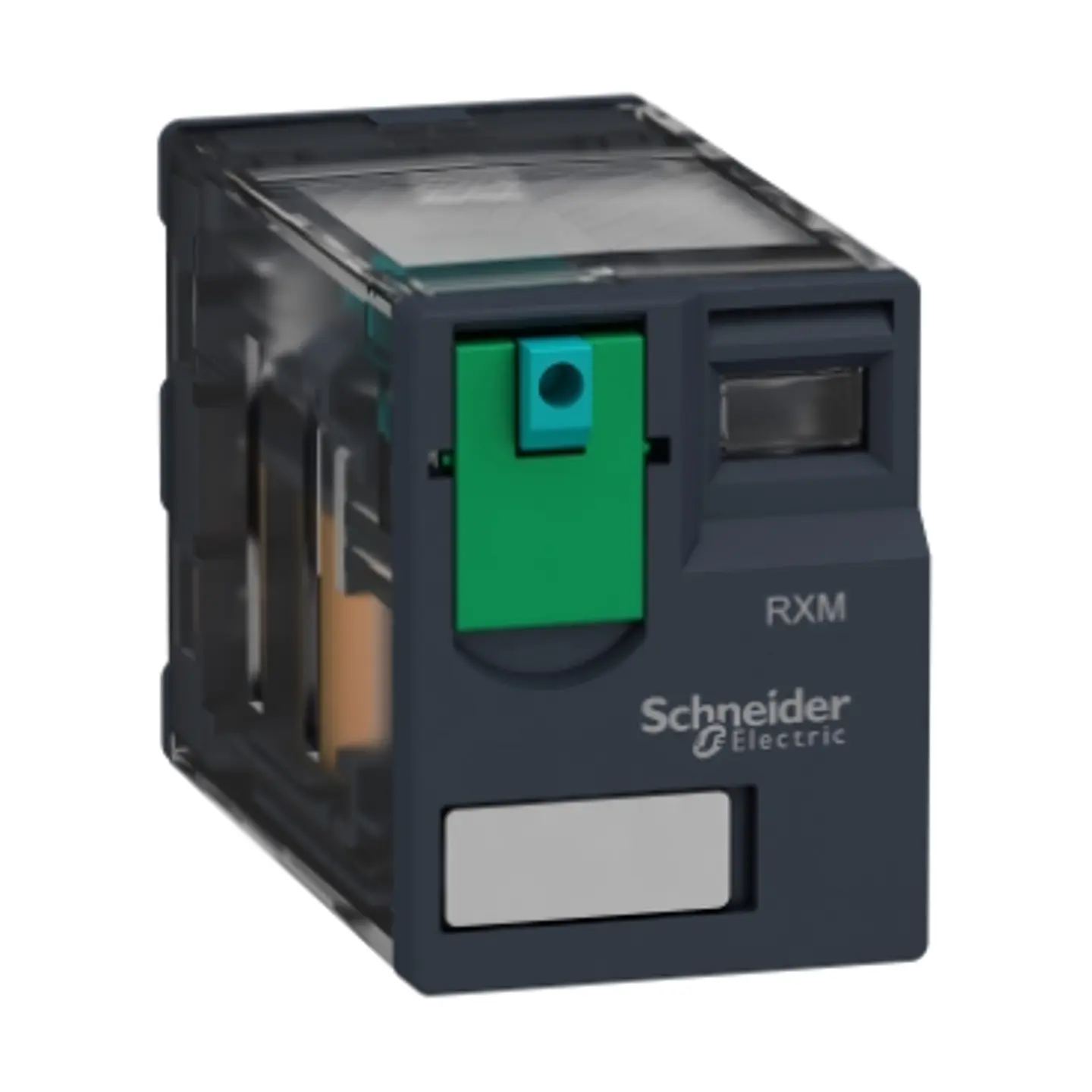 Rele miniatura SCHNEIDER - 24 V DC - 10 A - 4 C/O  MODELO RXM4AB1BD 1