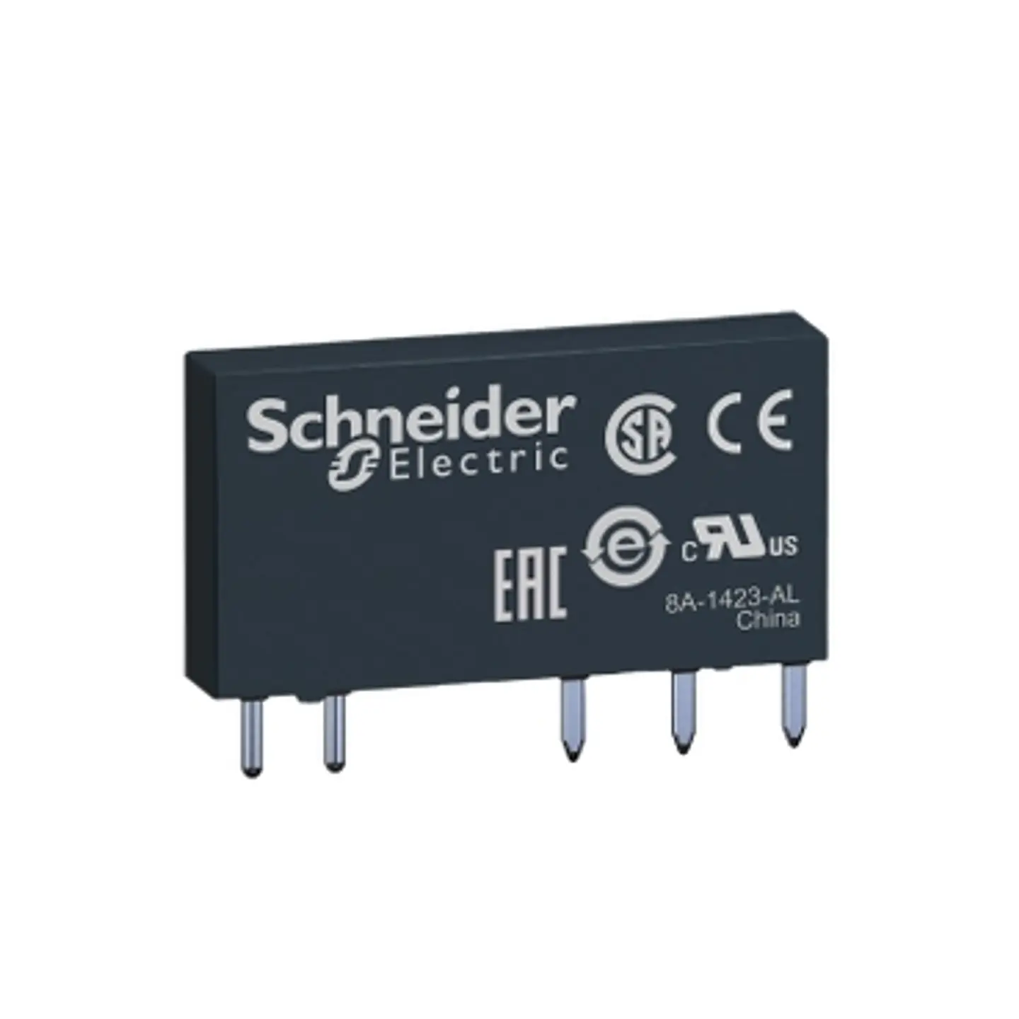 Rele slim Schneider de interfaz 24V DC - 6A - 1C/O MODELO RSL1AB4BD 1
