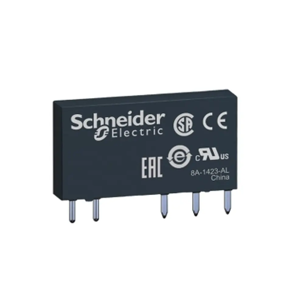 Rele slim Schneider de interfaz 24V DC - 6A - 1C/O MODELO RSL1AB4BD 1