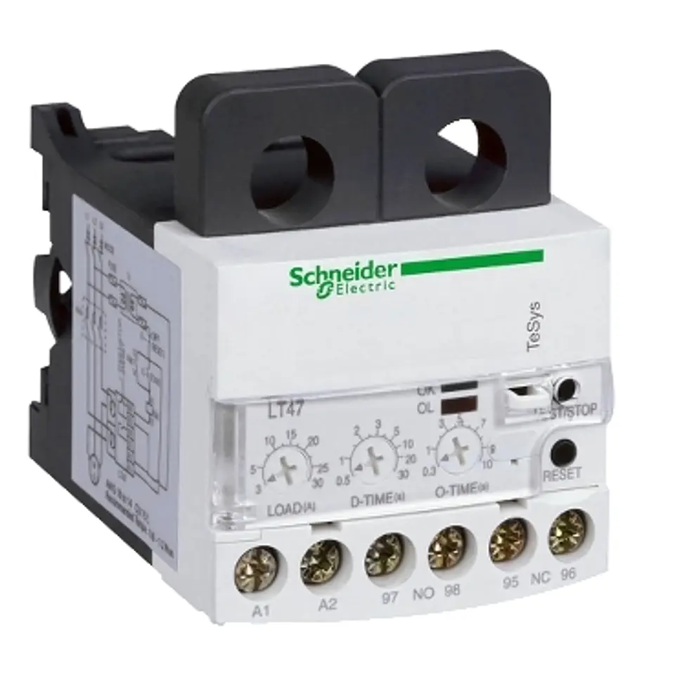 Relé EOCR electrónico de sobrecorriente SCHNEIDER modelo LT4706M7S 1
