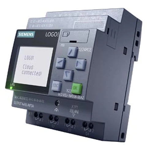 LOGO SIEMENS 12/24 VDC MODELO 6ED1052-1MD08-0BA2 ETHERNET