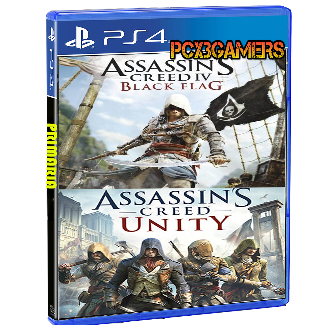 PAck 2 en 1 Assassin’s Creed IV Black Flag PS4   -   Assassin's Creed® Unity 1