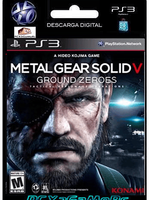 PS3 Metal Gear Solid V: Ground Zeroes  [PCX3GaMeRs]