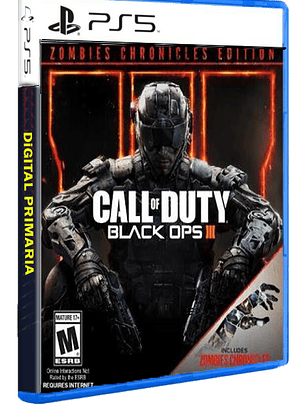 Call of Duty Black Ops III MAS DLC Zombies Chronicles PS5