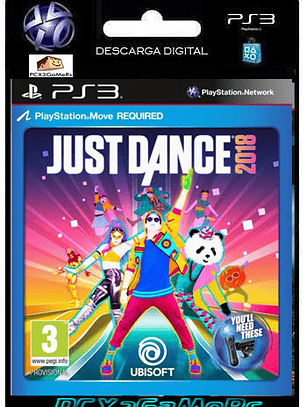 PS3 Just Dance 2018