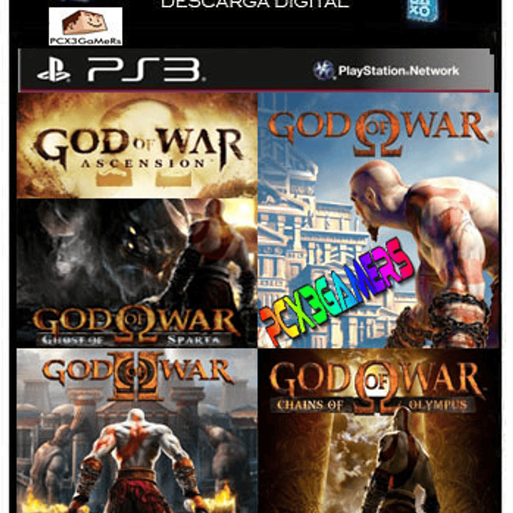 GOD OF WAR 5 en 1 ps3 [PCX3GaMeRS] 1