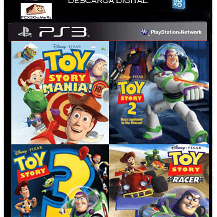 Toy Story COLLECTION 4en 1 PS3  [PCX3GaMeRs] 1