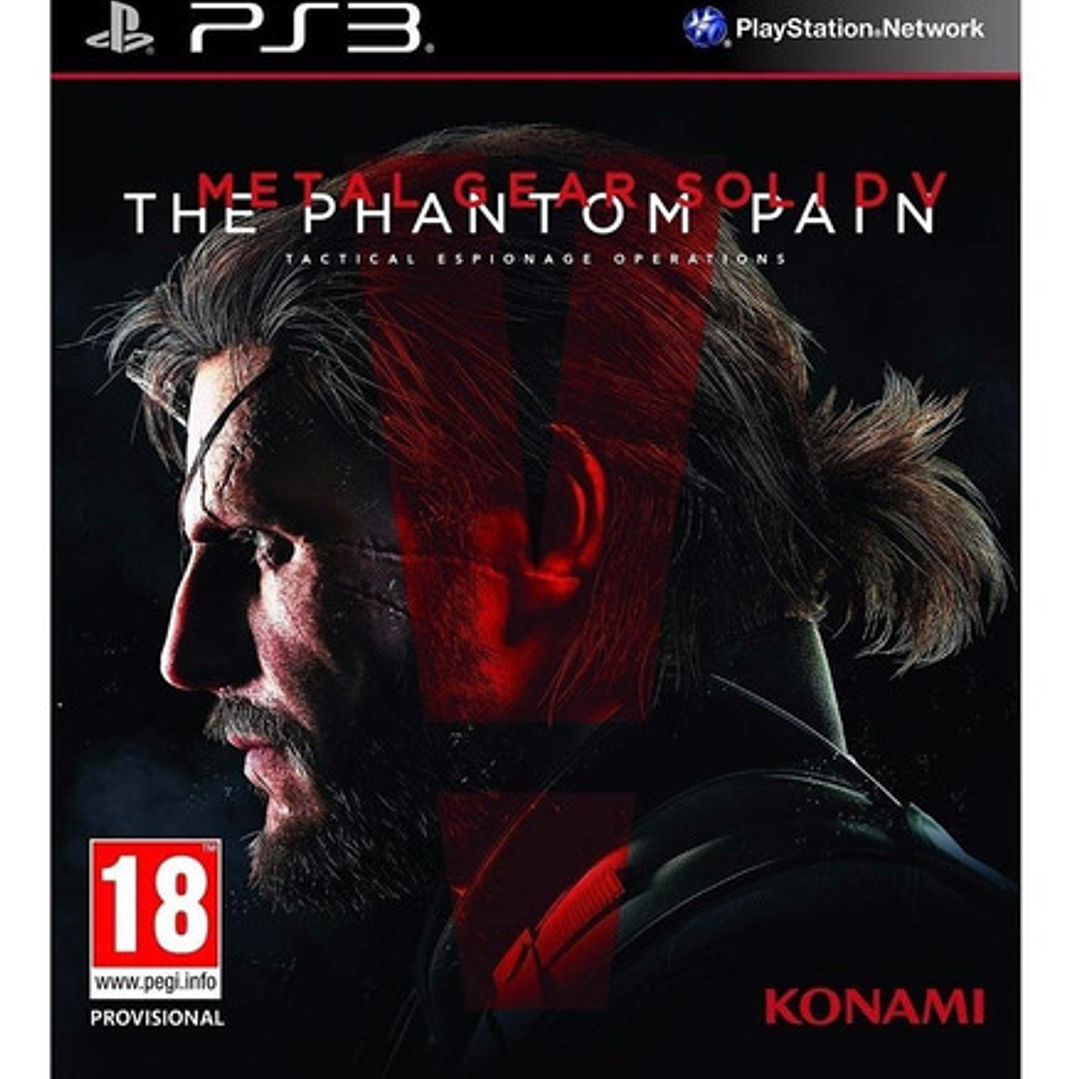 Metal Gear Solid V: The Phantom Pain  Metal Gear Solid Standard Edition Konami Ps3 Digital 1
