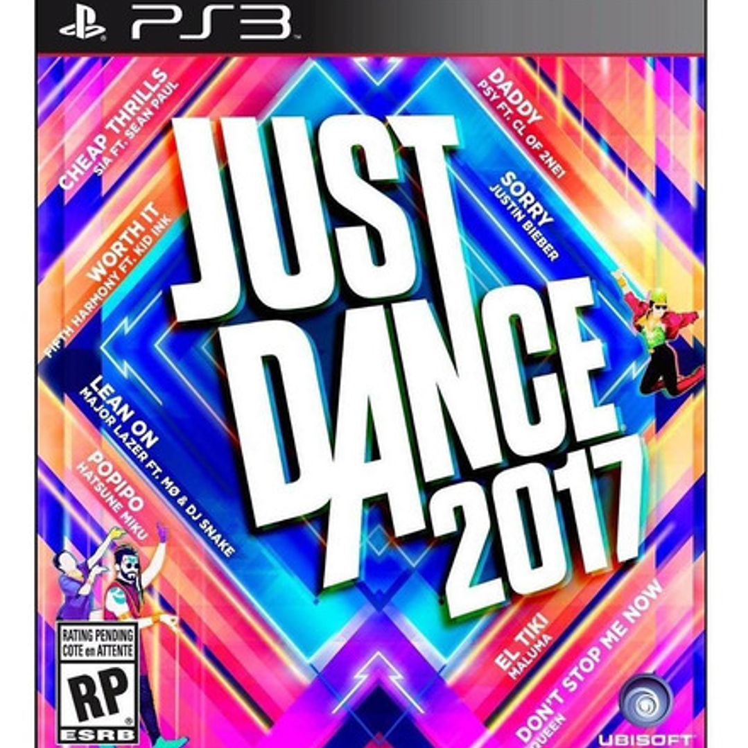 Just Dance 2017  Standard Edition Ubisoft Ps3 Digital 1