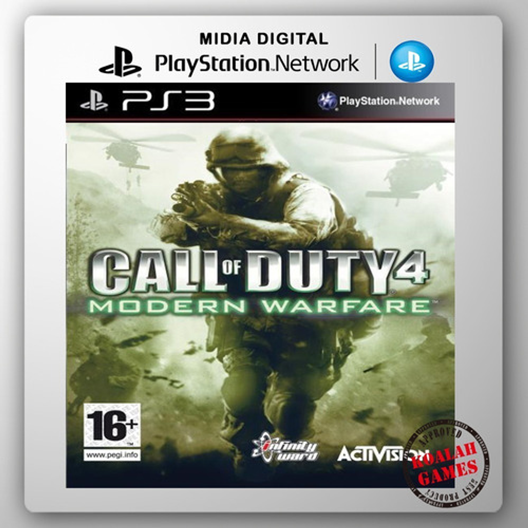 Call Of Duty 4: Modern Warfare  Modern Warfare Standard Edition Activision Ps3 Digital 1
