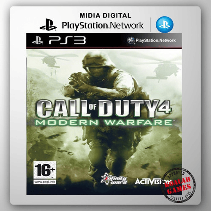 Call Of Duty 4: Modern Warfare  Modern Warfare Standard Edition Activision Ps3 Digital 1
