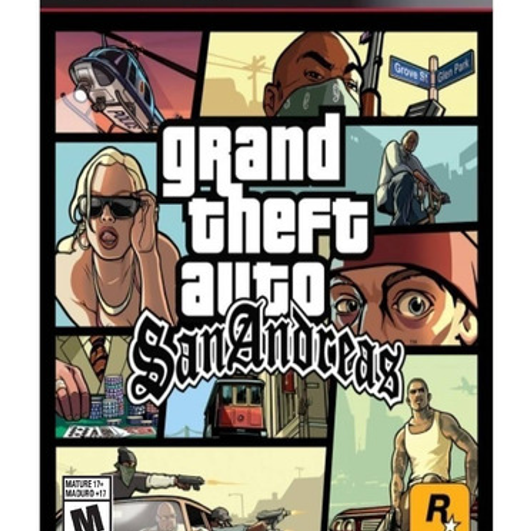 Grand Theft Auto: San Andreas  Standard Edition Rockstar Games Ps3 Digital 1