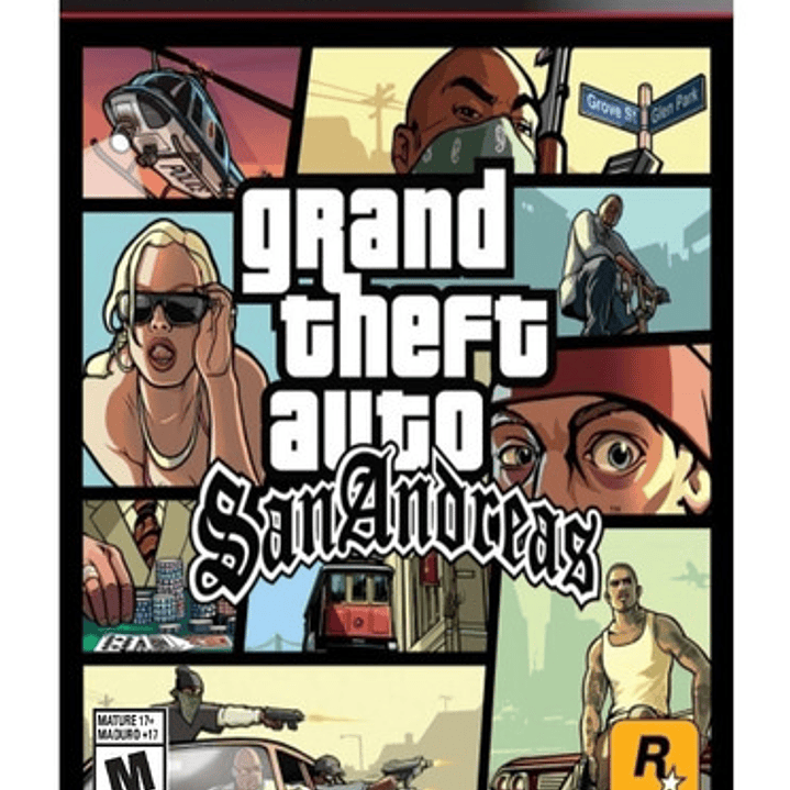 Grand Theft Auto: San Andreas  Standard Edition Rockstar Games Ps3 Digital 1