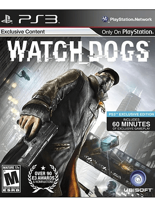 Watch_dogs  Standard Edition Ubisoft Ps3 Digital