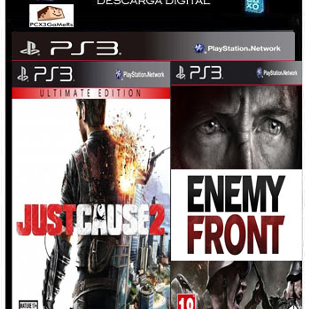 PACK Just Cause 2 Ultimate Edition y ENEMY FRONT 1
