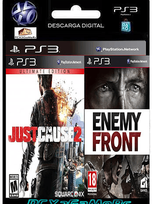 PACK Just Cause 2 Ultimate Edition y ENEMY FRONT