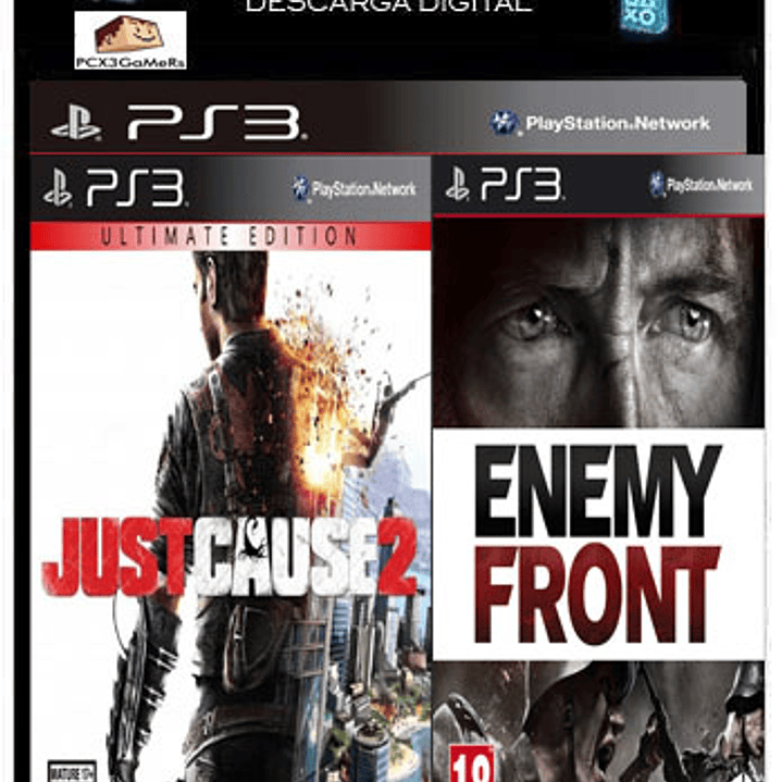 PACK Just Cause 2 Ultimate Edition y ENEMY FRONT 1