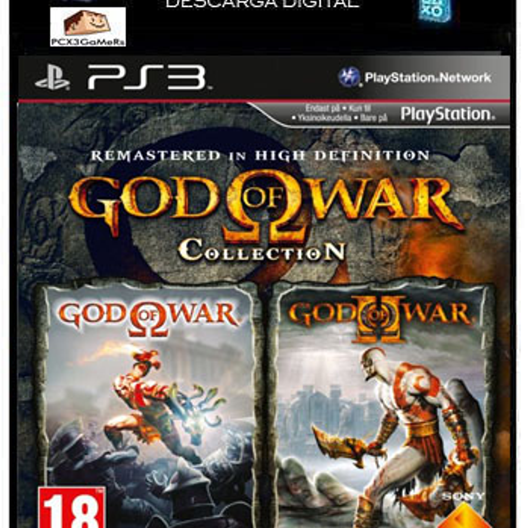 Ps3 God of War® Collection 1 y 2 Ingles  1