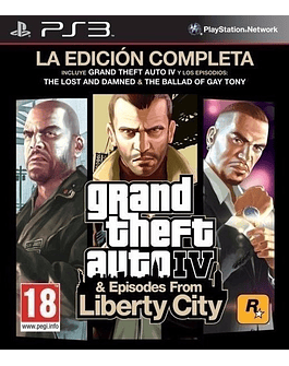 Grand Theft Auto Iv Complete Edition Videojuego Ps3 Español