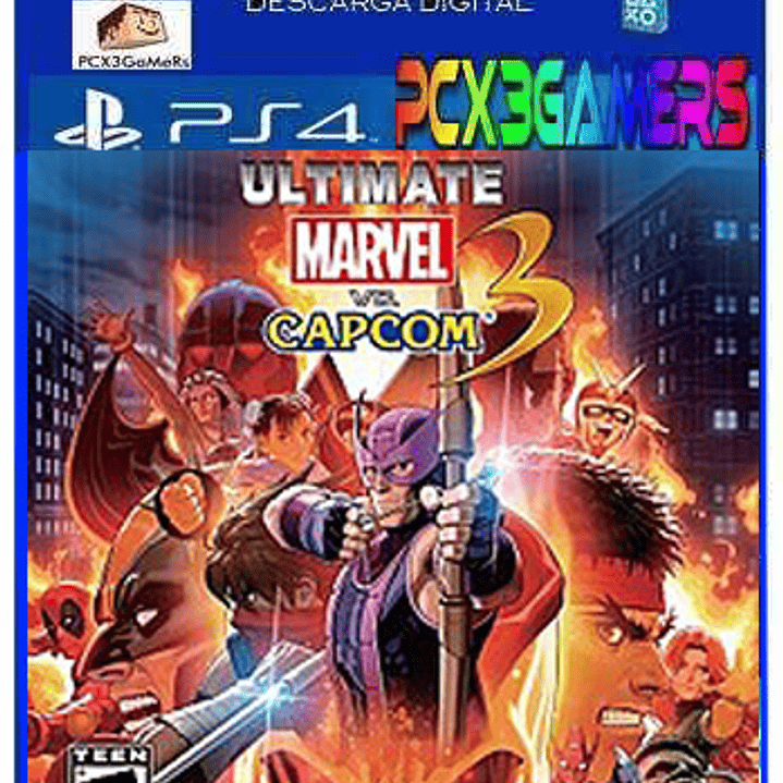 ULTIMATE MARVEL VS. CAPCOM 3  ps4 PCX3GAMERS 2