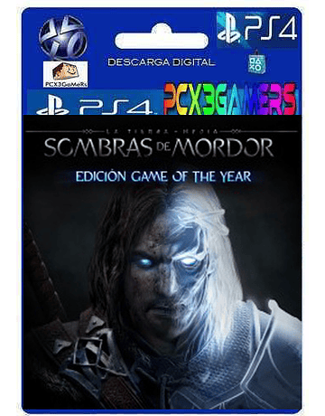 Sombras de Mordor GOTY - Edição Jogo do Ano - PS4 - VNS Games - Seu próximo  jogo está aqui!
