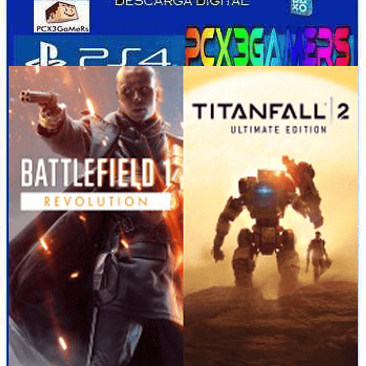 2 juegos en 1 Battlefield 1 Revolution + Titanfall 2 2