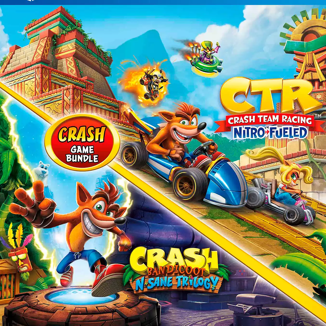 Crash Bandicoot Bundle - N. Sane Trilogy + Nitro-Fueled PS4 2 en 1 1
