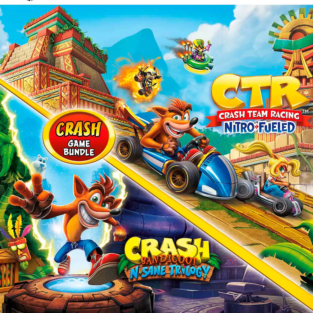Crash Bandicoot Bundle - N. Sane Trilogy + Nitro-Fueled PS5 2 en 1 1