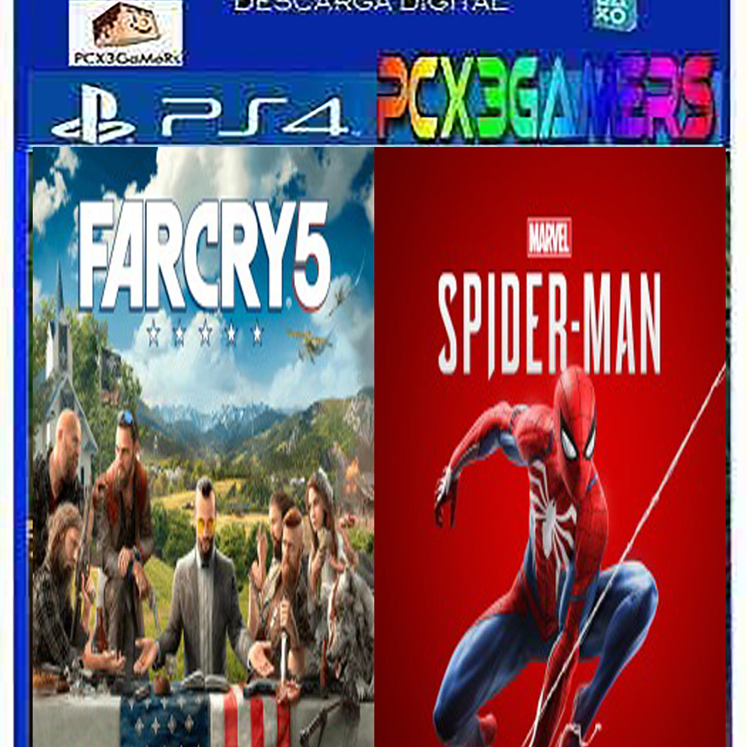 Pack Far Cry 5 y Marvel Spider Man 2