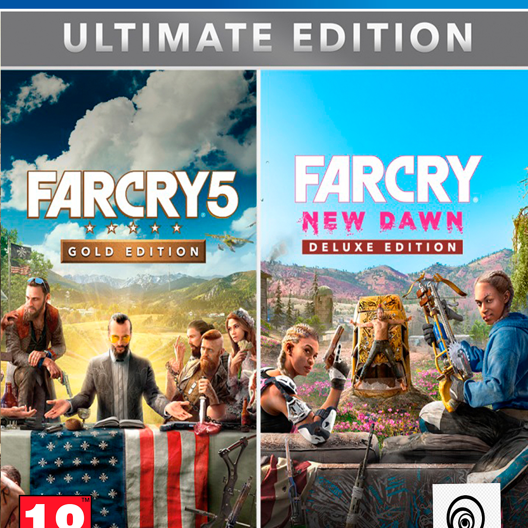 Far Cry 5 Gold Edition + Far Cry New Dawn Deluxe Edition Ultimate Bundle  PS4 1