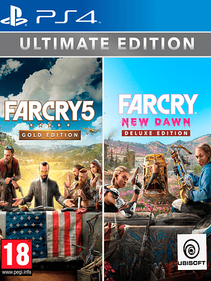 Far Cry 5 Gold Edition + Far Cry New Dawn Deluxe Edition Ultimate Bundle  PS4