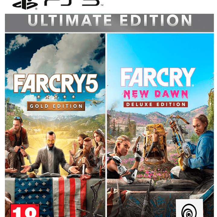 Far Cry 5 Gold Edition + Far Cry New Dawn Deluxe Edition Ultimate Bundle  PS5 1