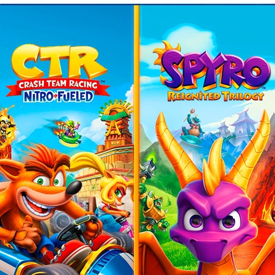 Crash Team Racing Nitro-Fueled + Spyro Game PS5 1