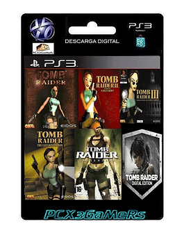  Pack Tomb Raider 6 en 1 Juegos