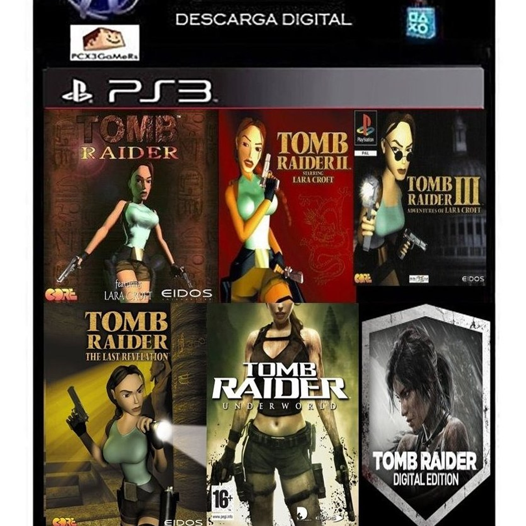  Pack Tomb Raider 6 en 1 Juegos 1