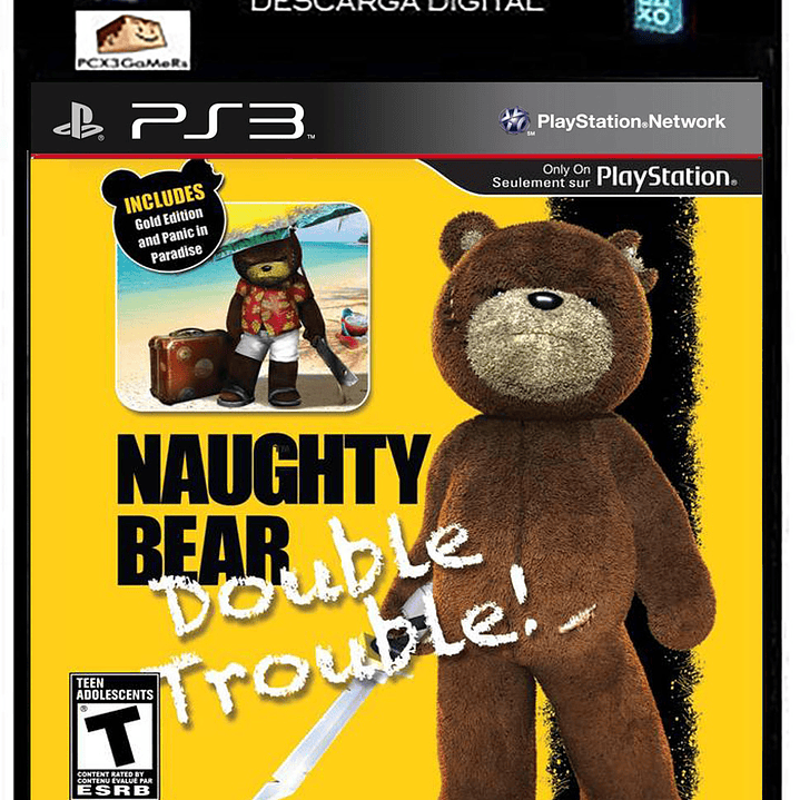 PS3 Naughty Bear Gold Double Trouble 1