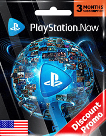 PlayStation Now 3 MES Subscripcion (US)
