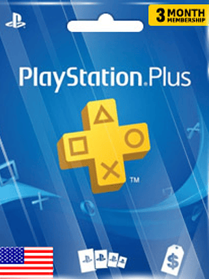 PSN Card EEUU Playstation Plus 3 meses U.S.A.