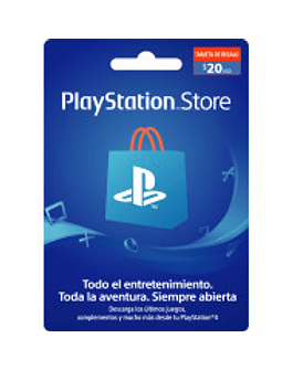 $20 PSN Gift Card Chile 