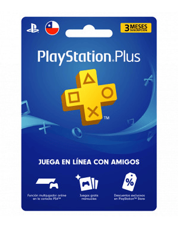 Playstation Plus 3 meses Chile