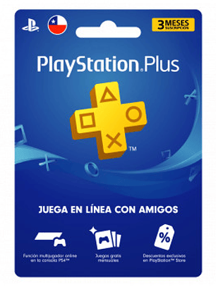 Playstation Plus 3 meses Chile