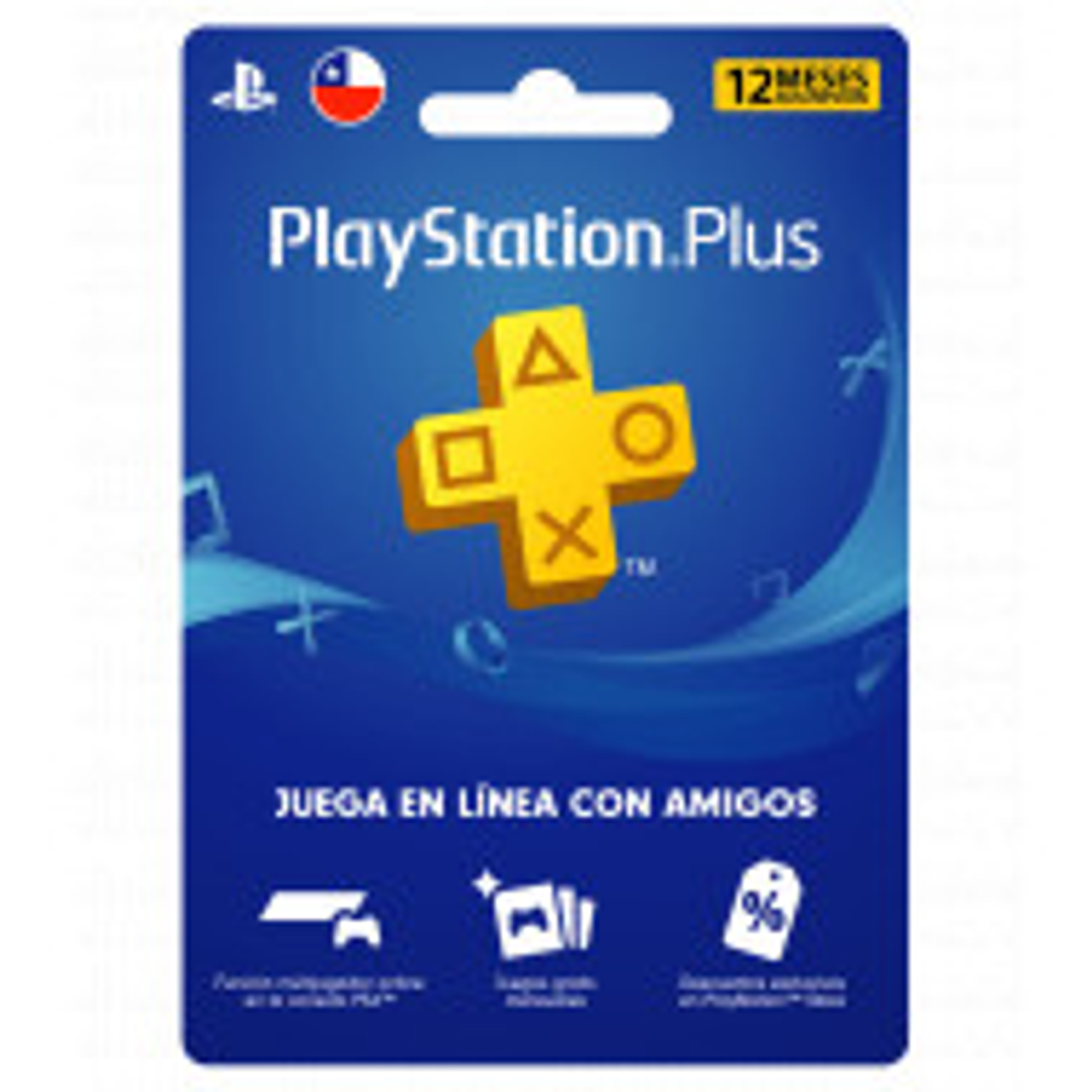 Playstation Plus 12 meses Chile 1
