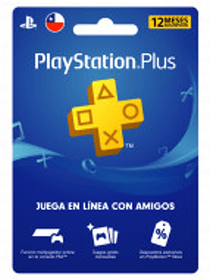 Playstation Plus 12 meses Chile