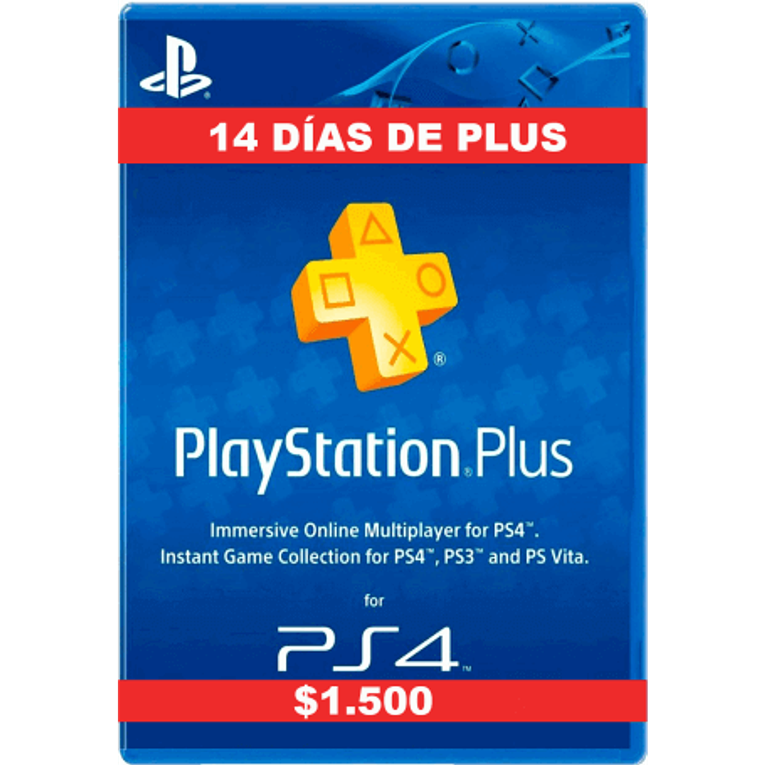 PS4 Cuenta Plus de 14 días 1